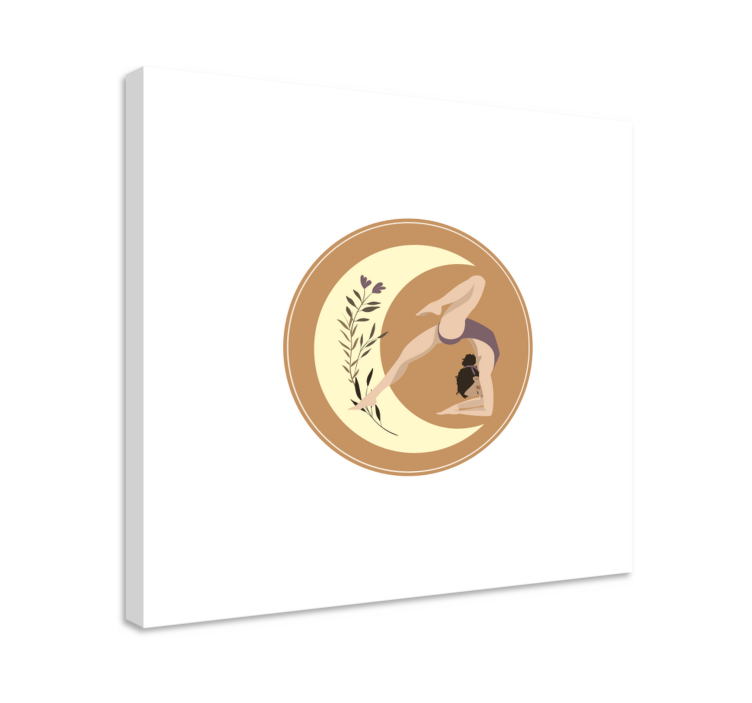 어린이를 위한 그림 요가 자세의 평화 - TenStickers