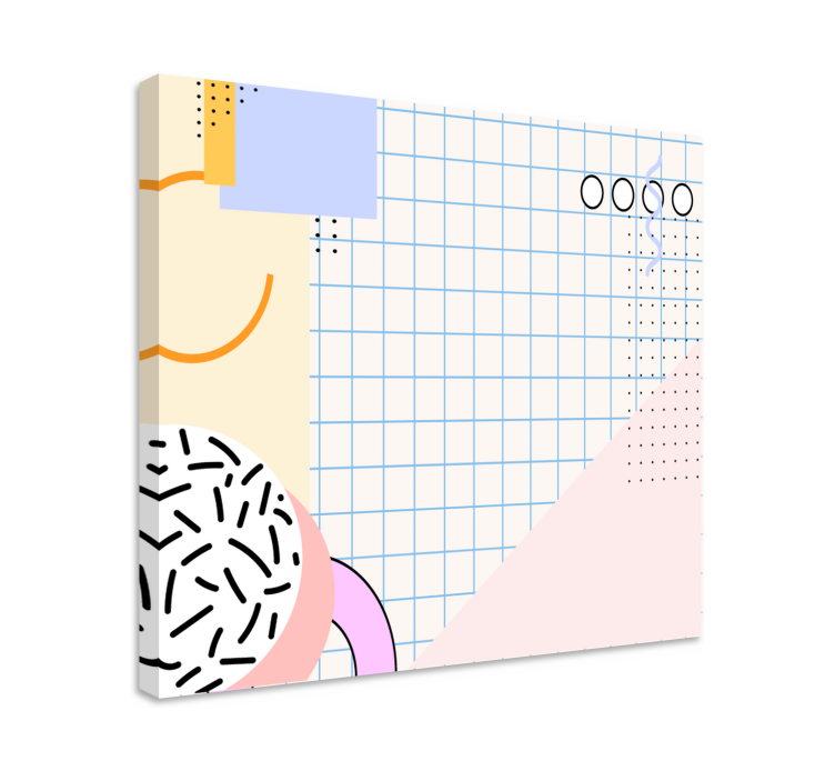 현대 회화 형태와 패턴 - TenStickers