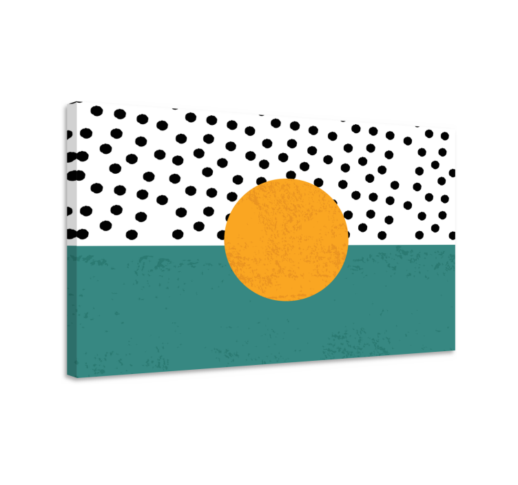 기하학적 효과 페인팅 대담한 기하학적 디자인 - TenStickers