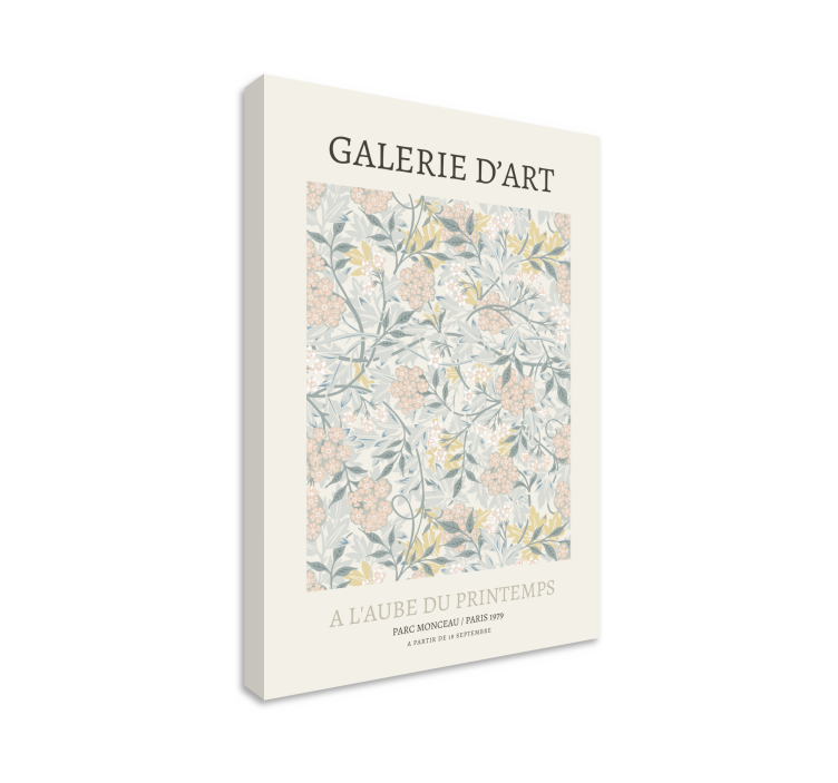 꽃과 식물이 있는 그림 플로랄 패턴 디자인 - TenStickers