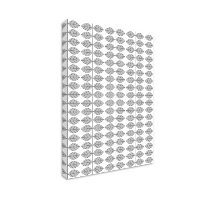 꽃과 식물이 있는 그림 스타일리시한 잎 패턴 - TenStickers