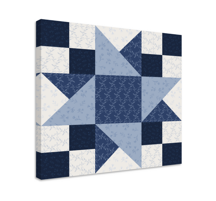 장식 그림 별 패치워크 디자인 - TenStickers