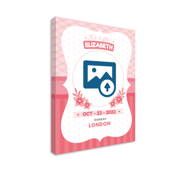 양식이 있는 테이블 개인화된 핑크 알림 - TenStickers