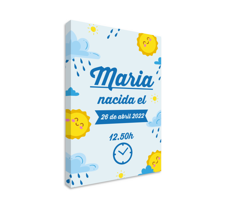 양식이 있는 테이블 햇살 가득 생일 알림 - TenStickers