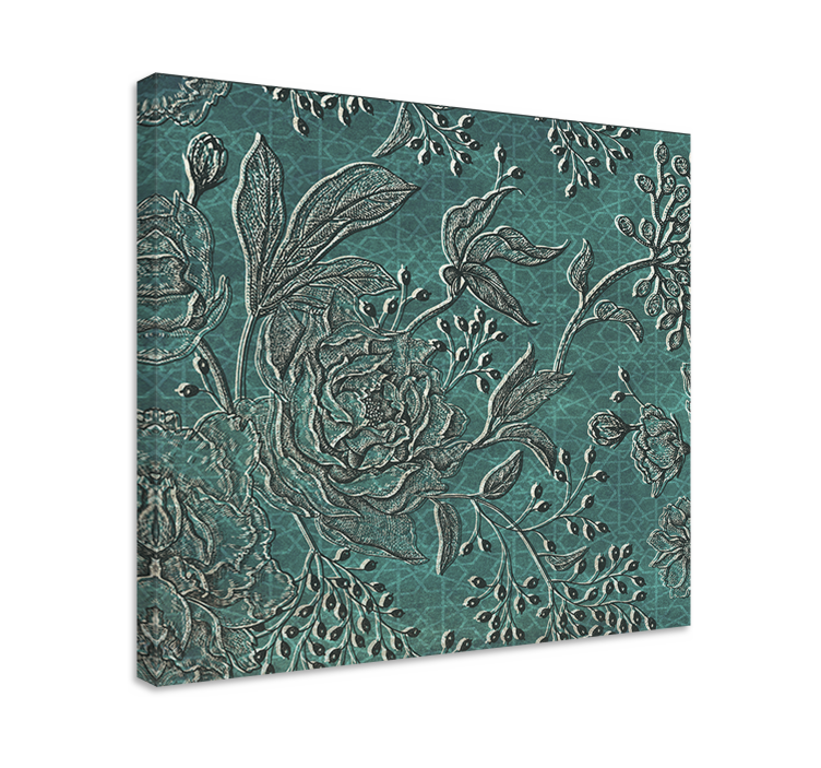 꽃과 식물이 있는 그림 우아한 식물 구성 - TenStickers