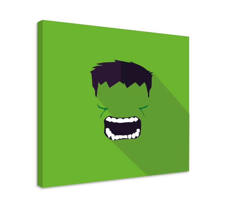 녹색 슈퍼 히어로 슈퍼 히어로 액자 사진 - TenStickers