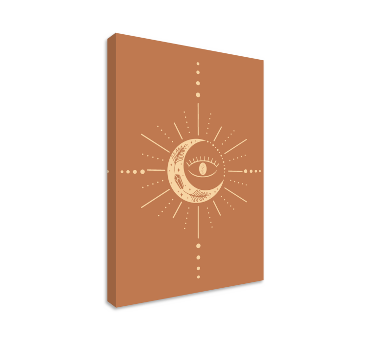 요약 표 천체 초승달 디자인 - TenStickers