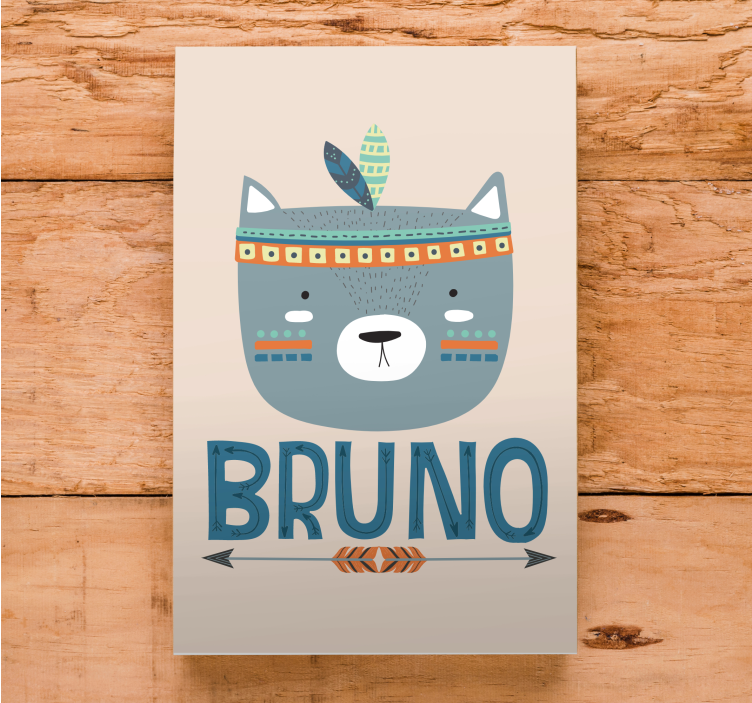 표 3d 귀여운 동물 얼굴 - TenStickers