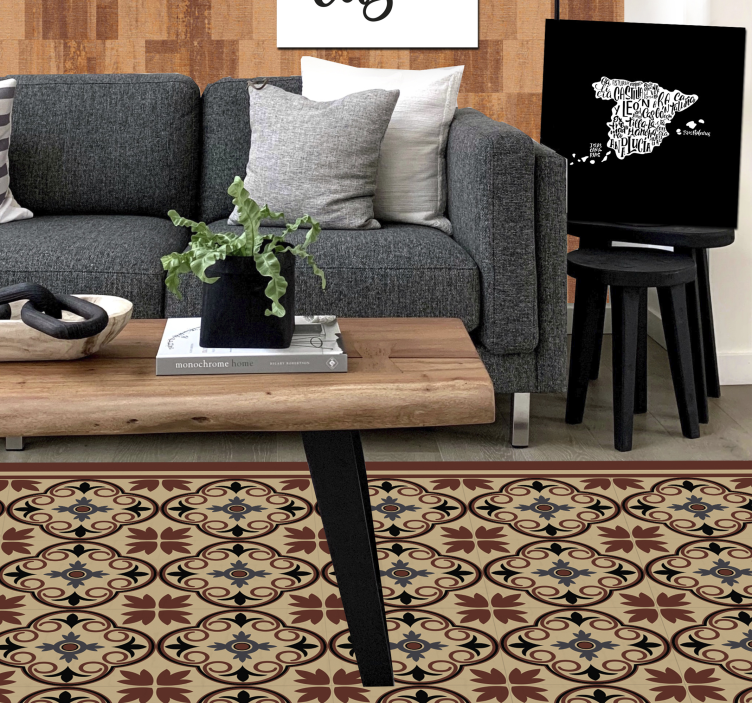 세계 지도 페인팅 창의적인 지도 타이포그래피 - TenStickers