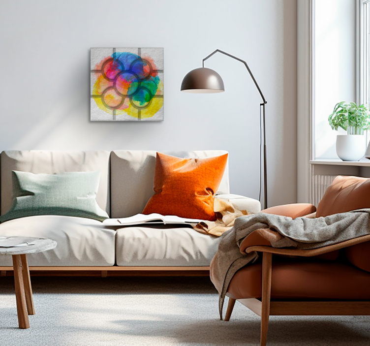 포도 수확 테이블 빌바오의 다채로운 거리 타일 - TenStickers