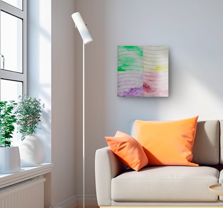 거실용 쿼드로 람블라스 타일 - TenStickers