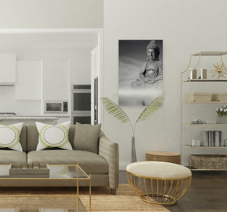 부처님 선 캔버스 아트 인쇄 - TenStickers