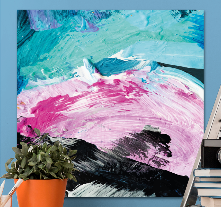 요약 표 다이나믹 컬러 소용돌이 - TenStickers