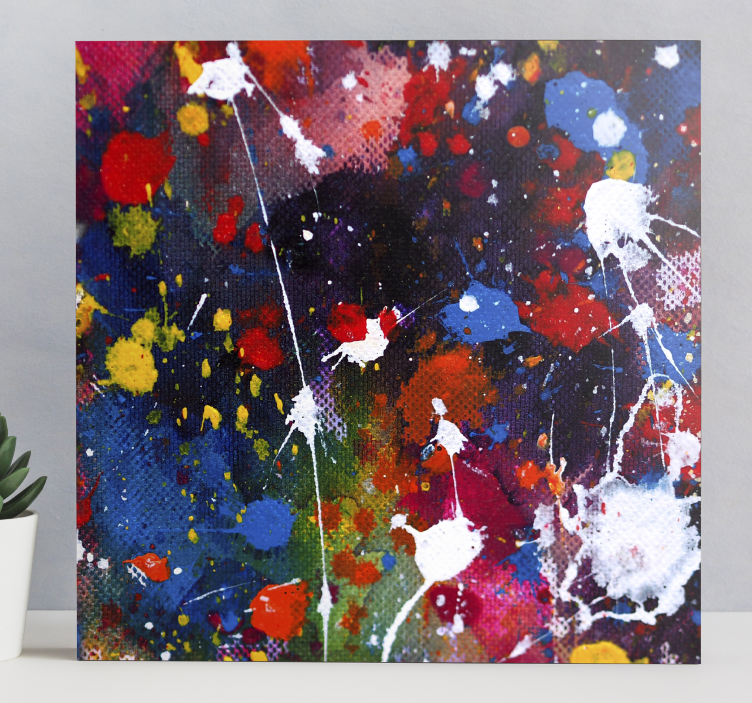 아크릴 페인트 캔버스 아트 인쇄 - TenStickers