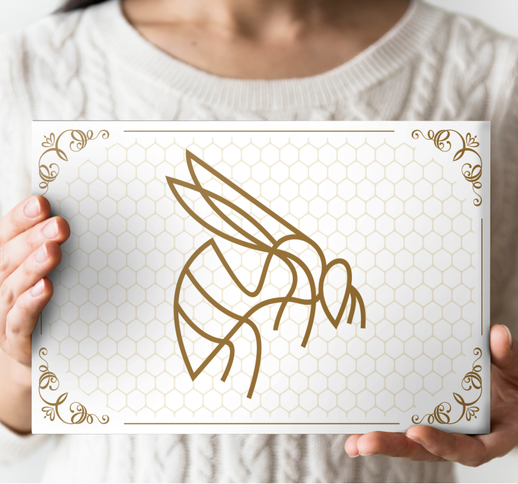 동물 그림 꿀벌과 벌집 - TenStickers