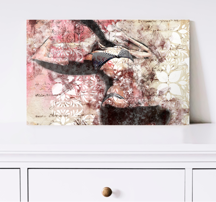 인물 및 수치 표 댄서 실루엣 디자인 - TenStickers