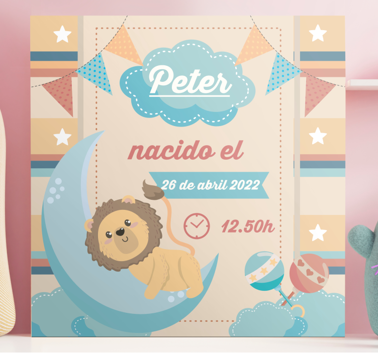 양식이 있는 테이블 사자달 축제 - TenStickers