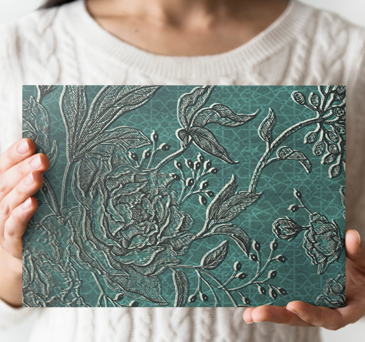 꽃과 식물이 있는 그림 우아한 식물 구성 - TenStickers