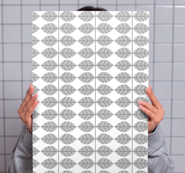 꽃과 식물이 있는 그림 스타일리시한 잎 패턴 - TenStickers