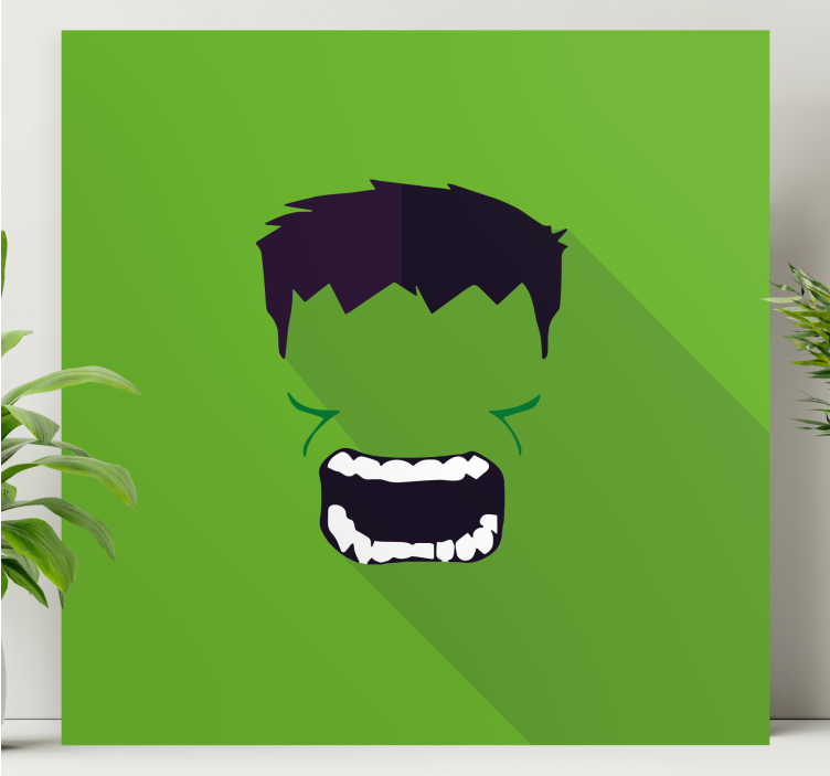 녹색 슈퍼 히어로 슈퍼 히어로 액자 사진 - TenStickers