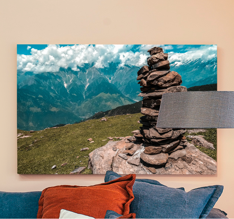 풍경화 돌 쌓기 형성 - TenStickers