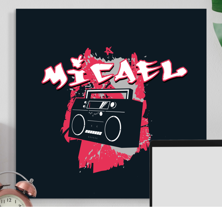 현대 회화 도시 오디오 분위기 - TenStickers