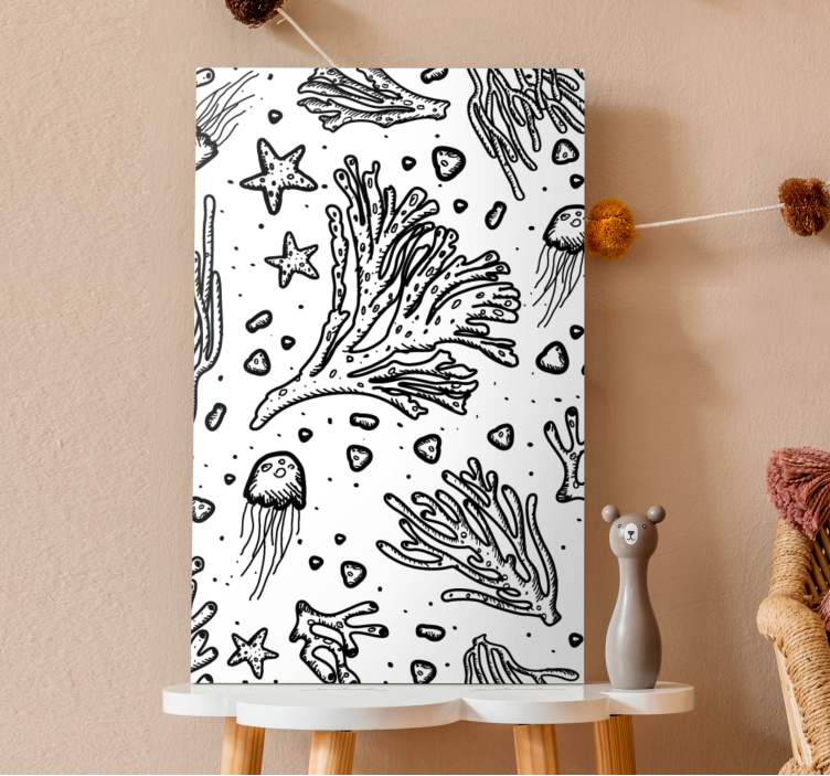 박스 선박 산호초 생태계 - TenStickers