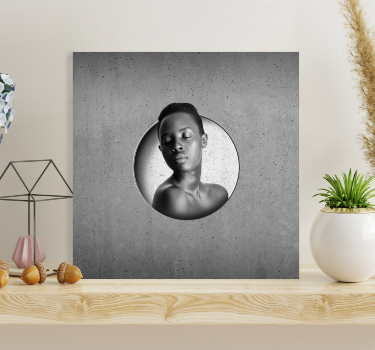 원시 콘크리트 맞춤형 개인화 캔버스 - TenStickers