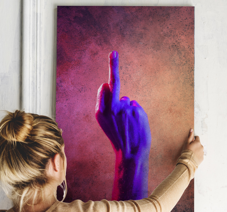 레드넥이 있는 사진 생생한 제스처 - TenStickers