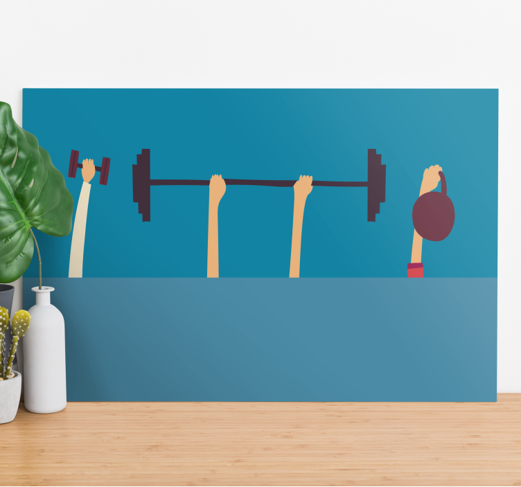 스포츠 박스 피트니스 장비 핸즈 - TenStickers