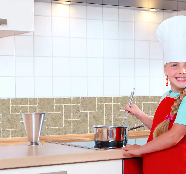 대리석 욕실 타일 스티커 - TenStickers