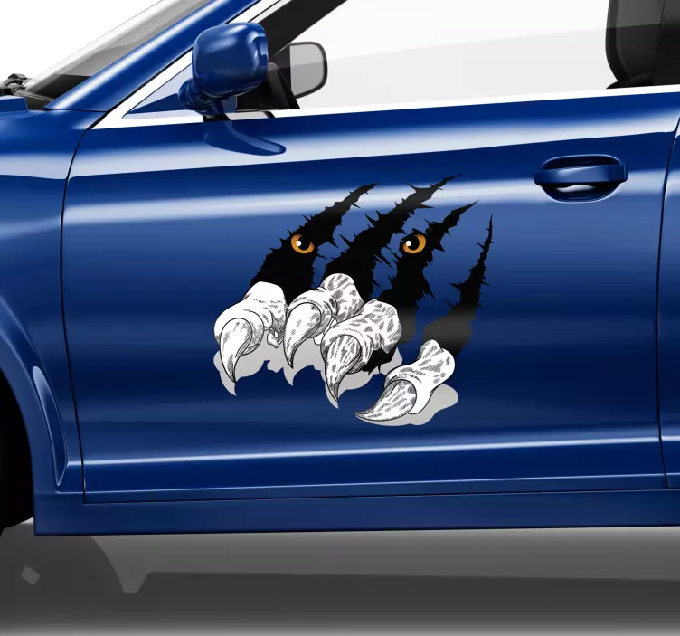 호랑이 발톱 자동차 스티커 - TenStickers