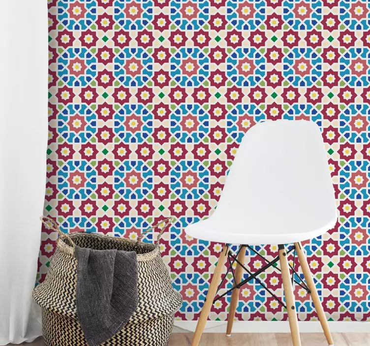 아랍어 유압 비닐 벽지 스티커 - TenStickers