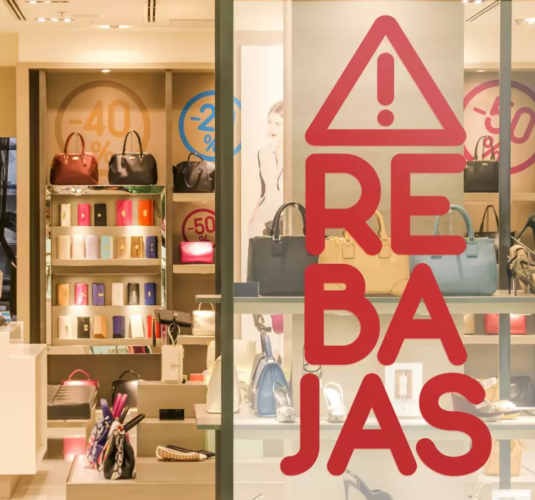 영업 스티커 세일 매장용 비닐 - TenStickers