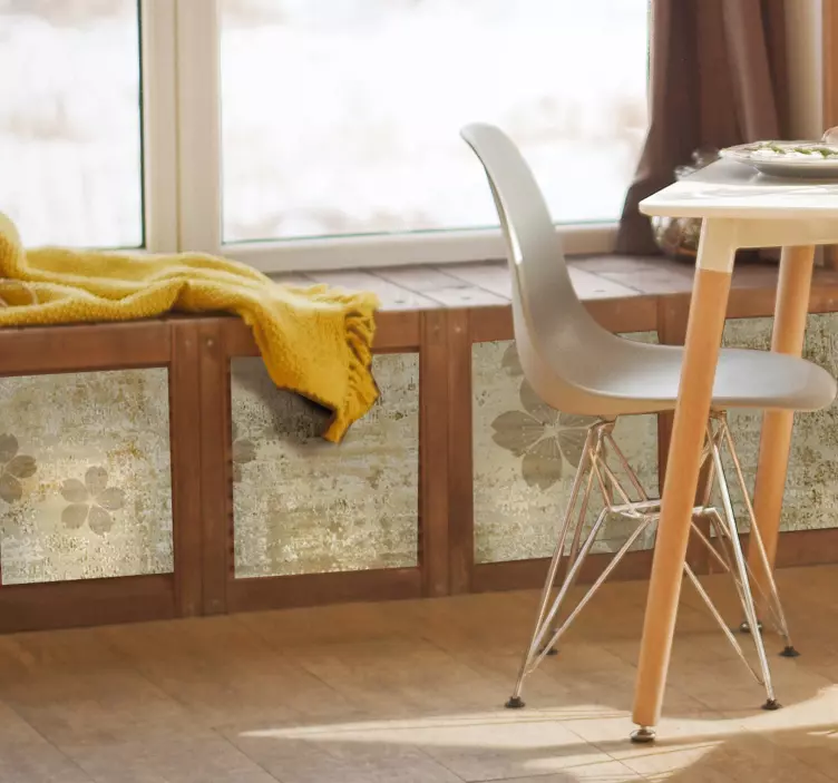 가구 스티커 꽃무늬 오버레이 - TenStickers