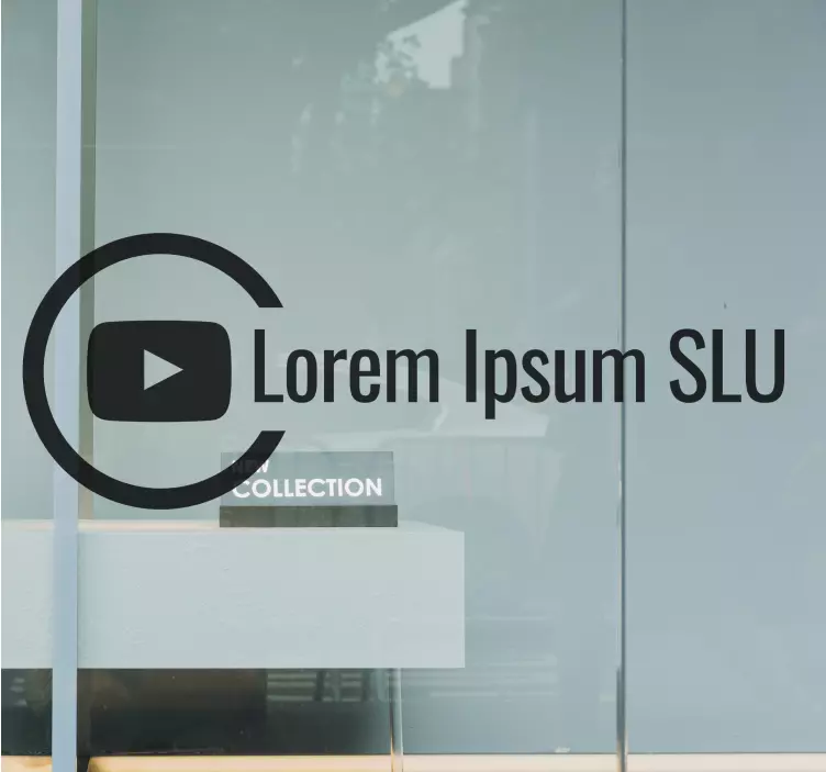 비닐 상점 간판 채널 브랜딩 엠블럼 - TenStickers