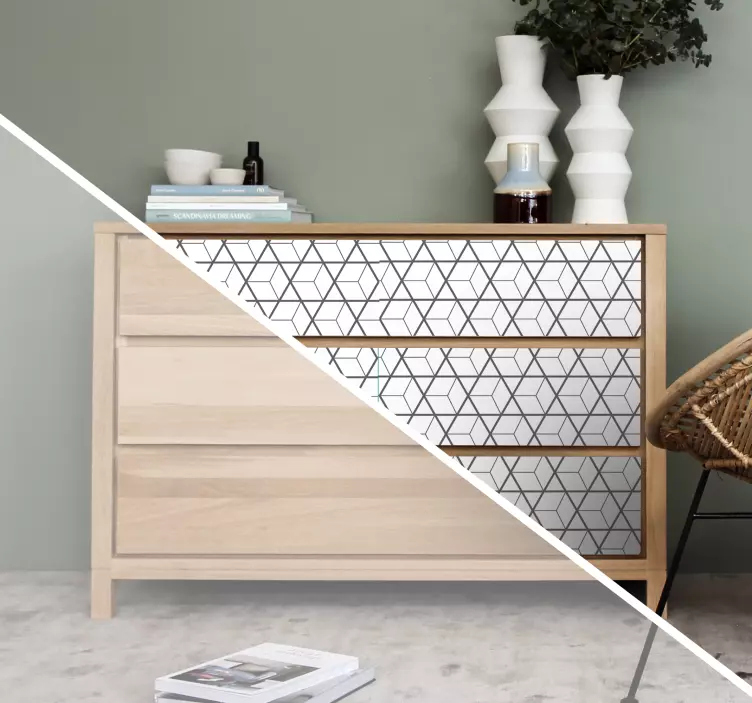 스칸디나비아 모티브 가구 스티커 - TenStickers