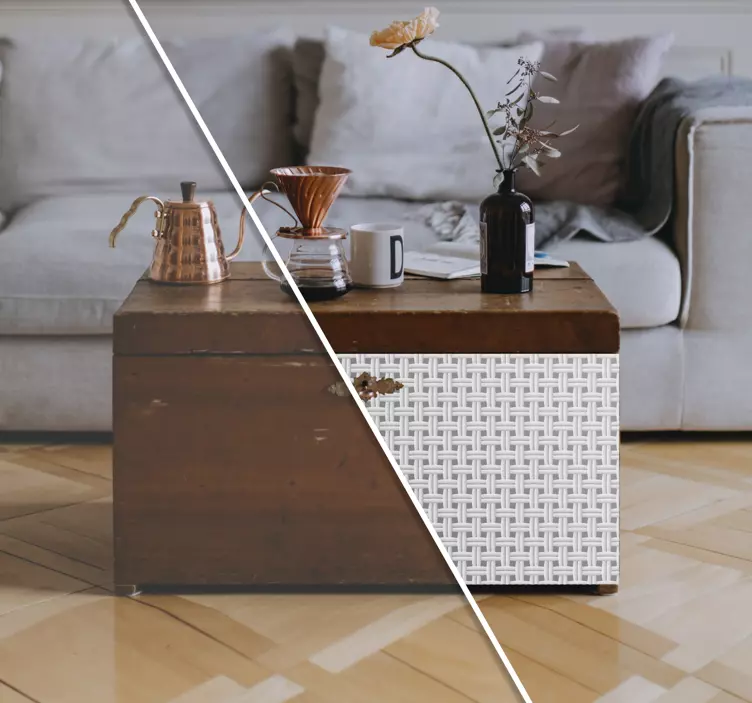 가구 스티커 직물 질감 패턴 - TenStickers