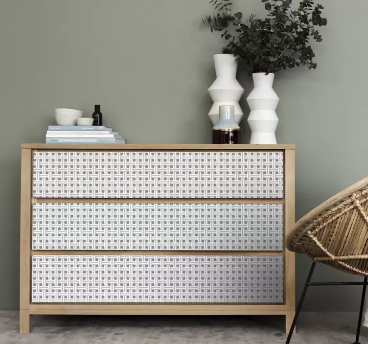 가구 스티커 직물 질감 패턴 - TenStickers