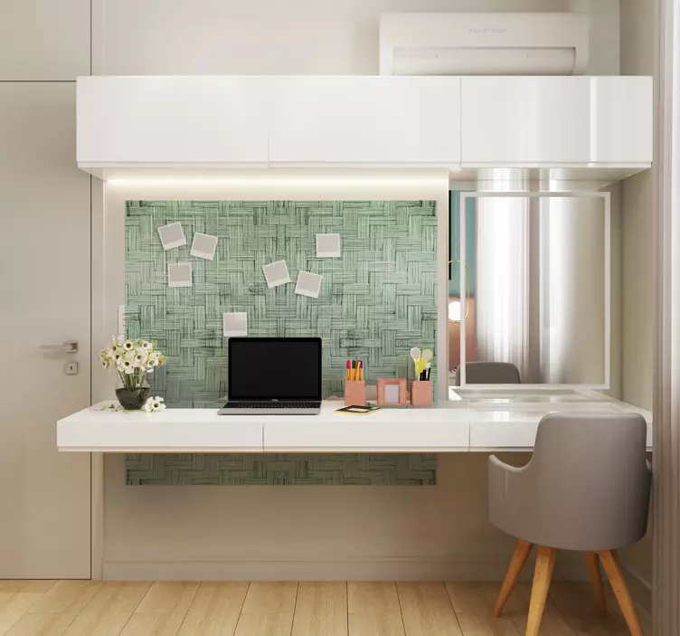 사무실 스티커 직조 텍스처 표면 - TenStickers