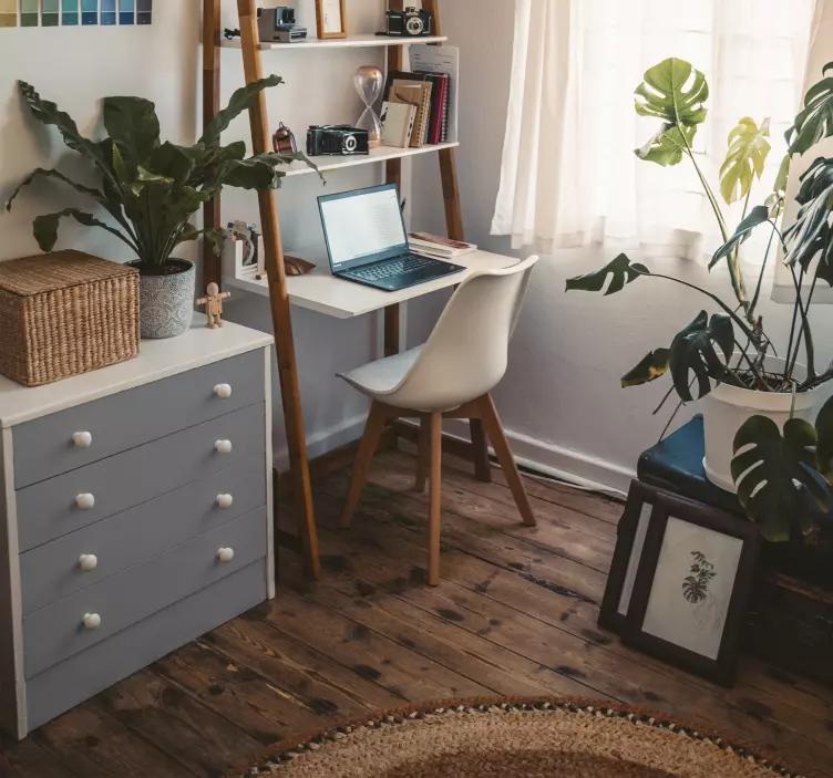 가구 스티커 색깔 그레이 - TenStickers