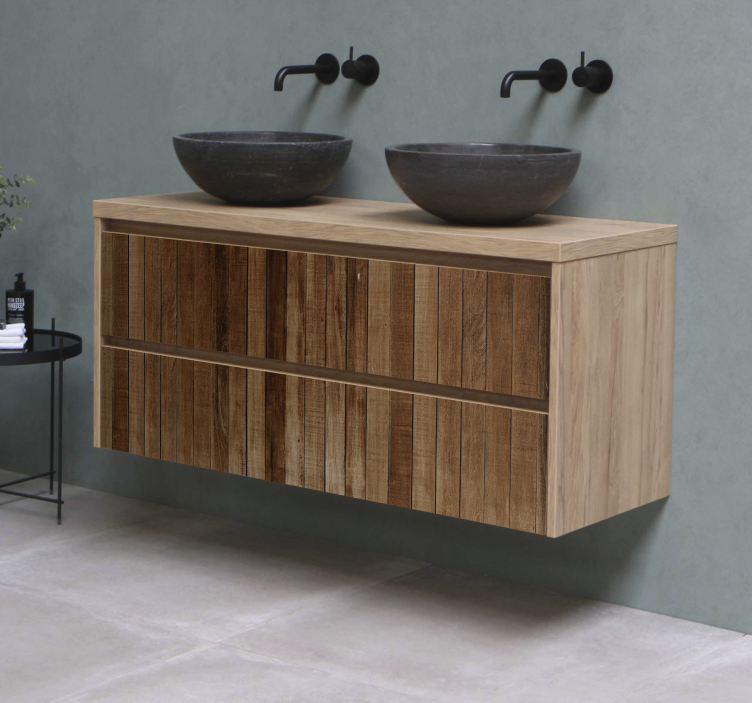 가구 스티커 목재 리스톤 - TenStickers