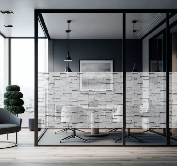 창 스티커 투명한 텍스처 - TenStickers