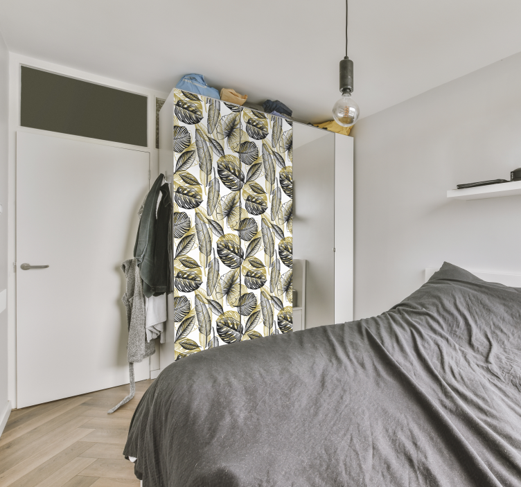 가구 스티커 트로피컬한 우아한 식물 - TenStickers