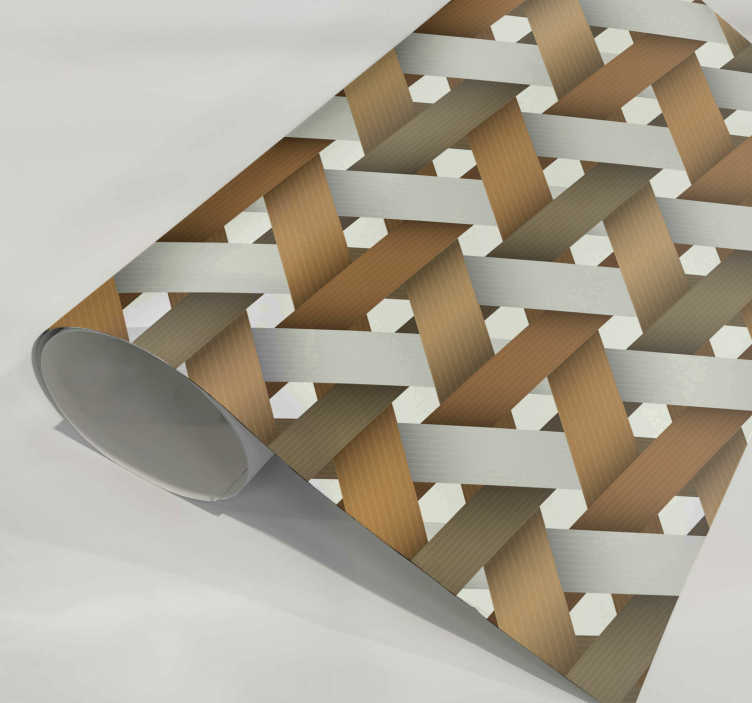 가구 스티커 스칸디나비안 화이트 우드 - TenStickers