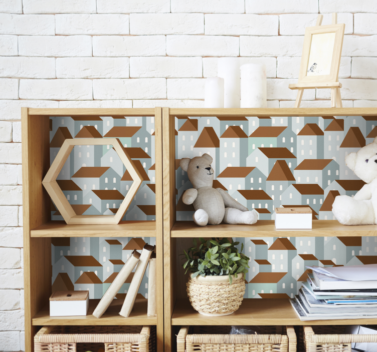 가구 스티커 마을 그림 - TenStickers