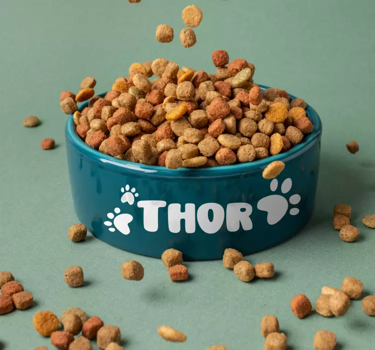 개 이름 사용자 정의 스티커 - TenStickers