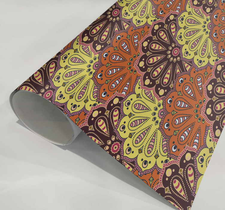 부엌 벽 스티커 추상적 만다라 - TenStickers