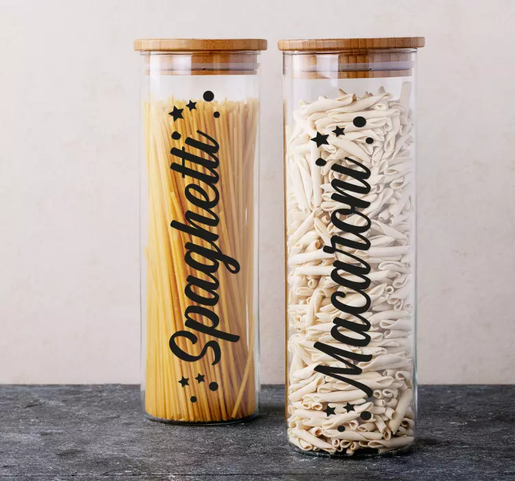 개인화 된 이름 물병 스티커 - TenStickers