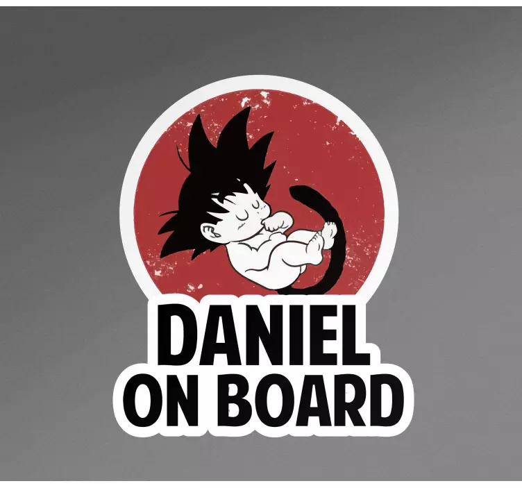 자동차 용 스티커 사용자 맞춤형 아기 캐릭터 - TenStickers